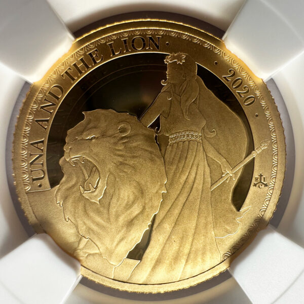 ウナとライオン 銀貨 2020 MS69 セントヘレナ NGC ミント コイン 2020