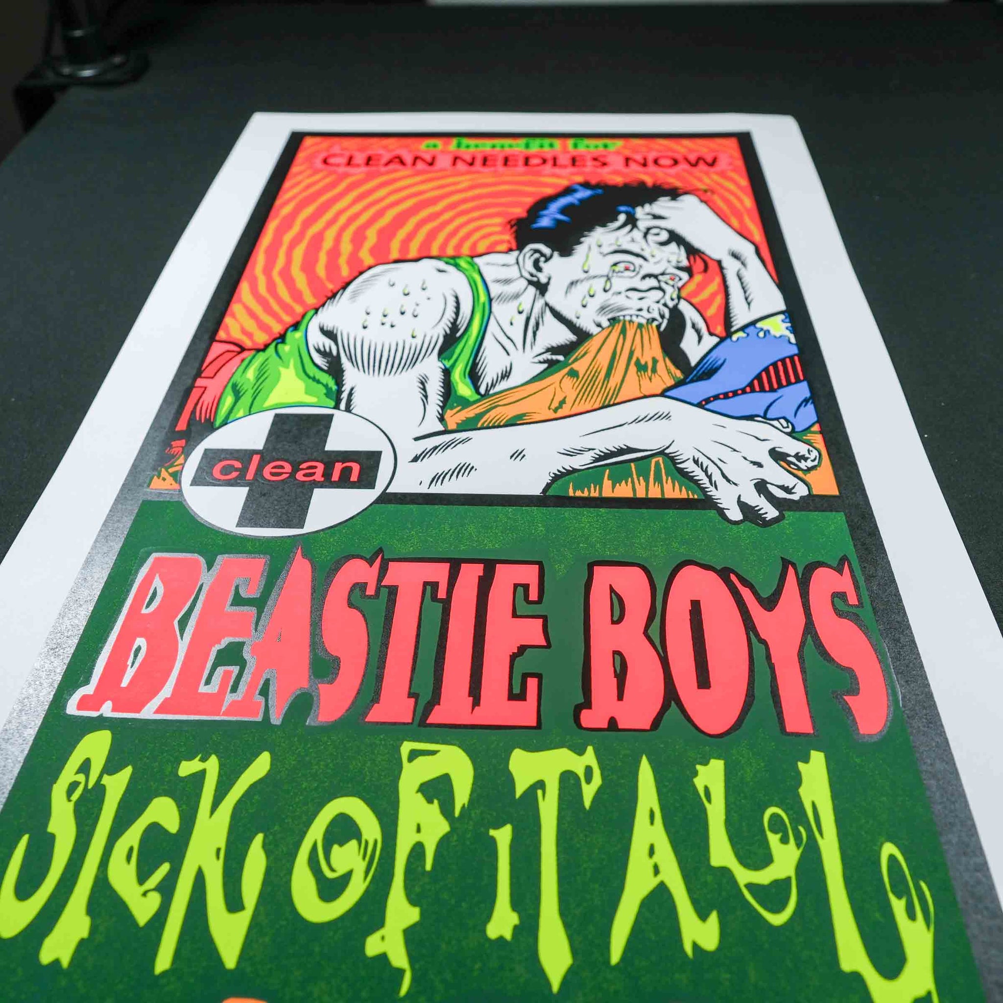 Taz Beastie Boys 1996 Detroit Concert Poster – Rare Dead Posters