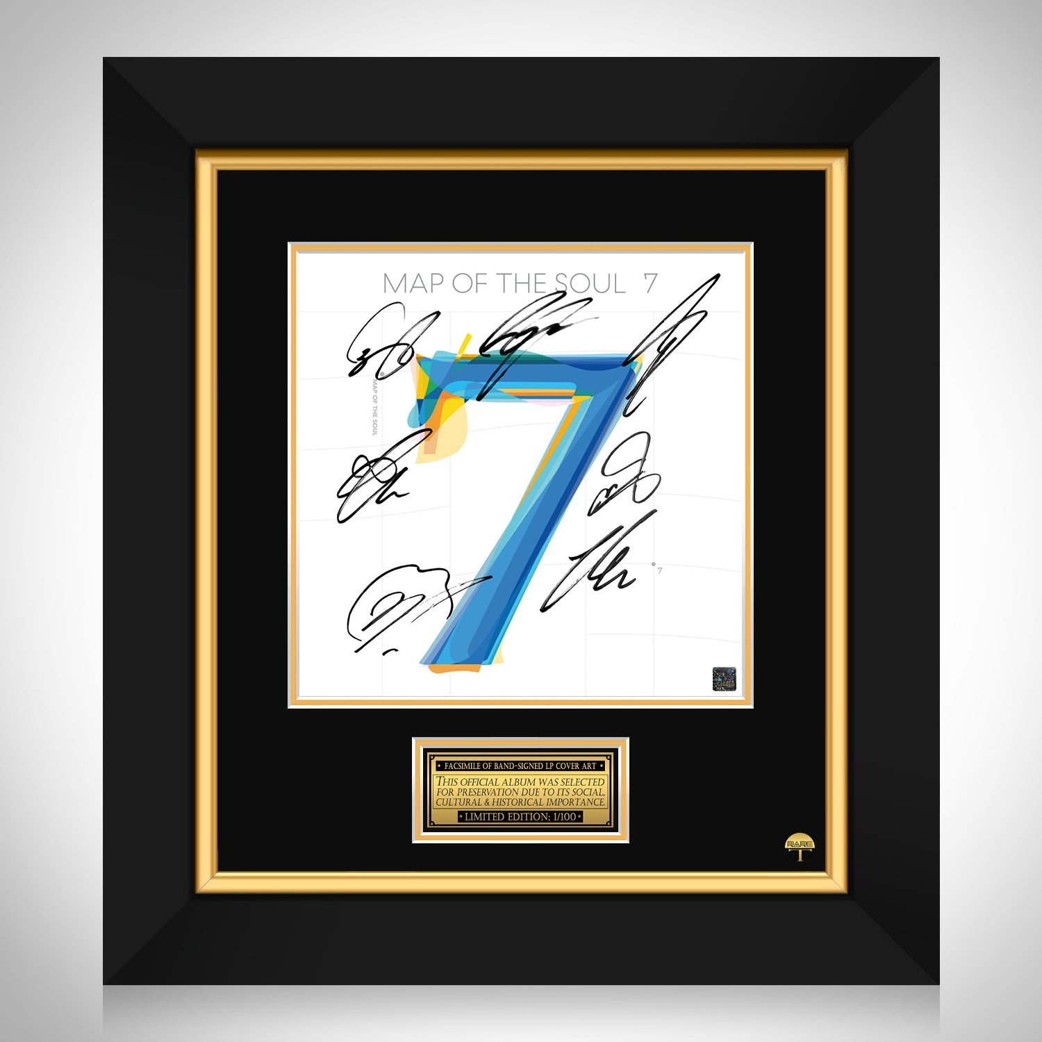 BTS - Map of the Soul: 7 LP Cover Limited Signature Edition Custom