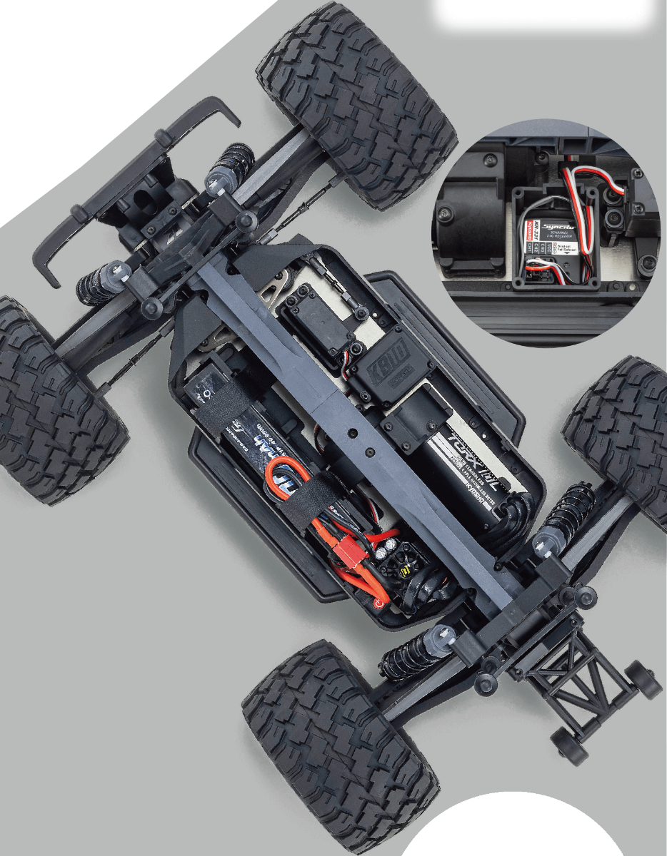 美品 ラジコン 京商 モンスタートラック マッドワゴンVE センターデフ