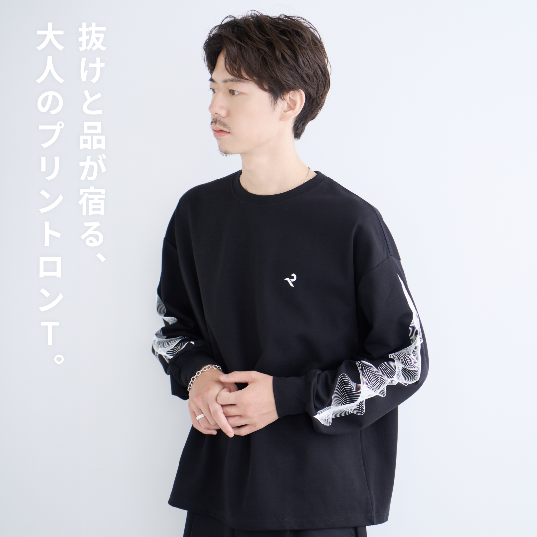 novelbright ガッキ オーバーサイズLS ロンT/ロングTシャツ 人気 黒M