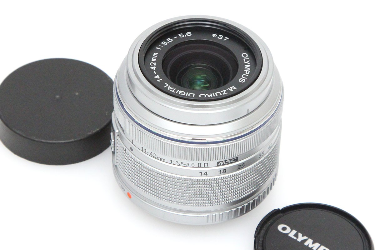 オリンパス 14-42mm 標準レンズ シルバー M.ZUIKO OLYMPUS DIGITAL ED