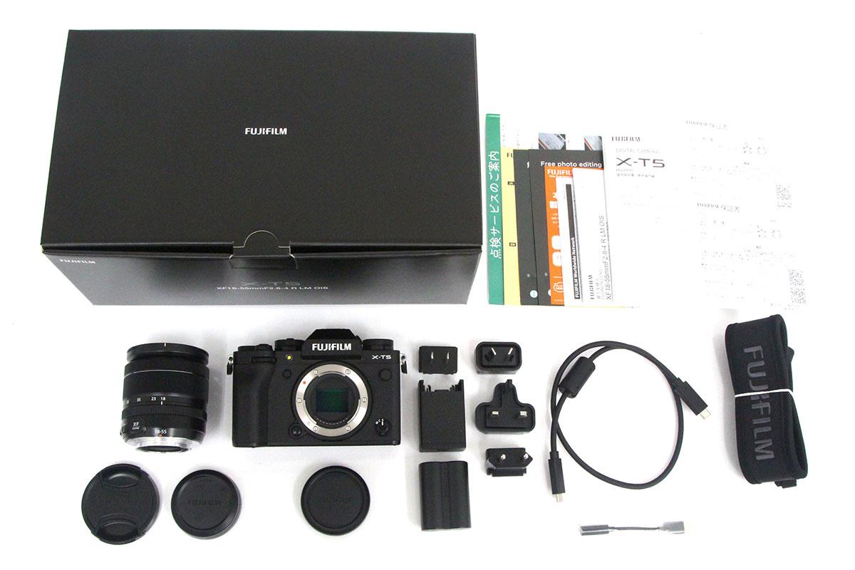 FUJIFILM X-T5 XF18-55mmレンズキット ブラック シャッター回数 約250