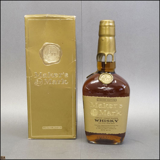 古酒◇メーカーズマーク ゴールドトップ 750ml 箱付 - 神戸市・西宮