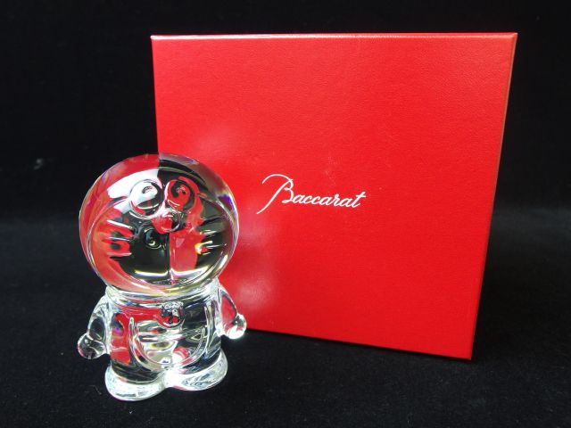 バカラ ドラえもん置物 極美品△可愛い♪ Baccarat バカラ クリスタル