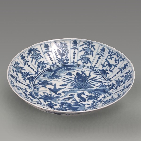 中国古玩 青花 染付 花瓶 乾隆元年製 時代物 唐物 t99147-2