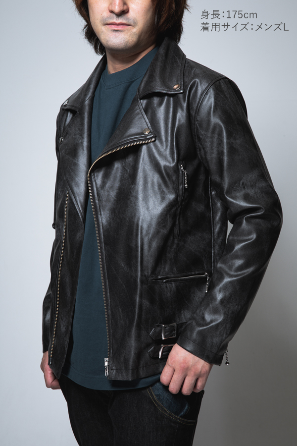 ReoNa × HELLCATPUNKS ライダースジャケット メンズ XL