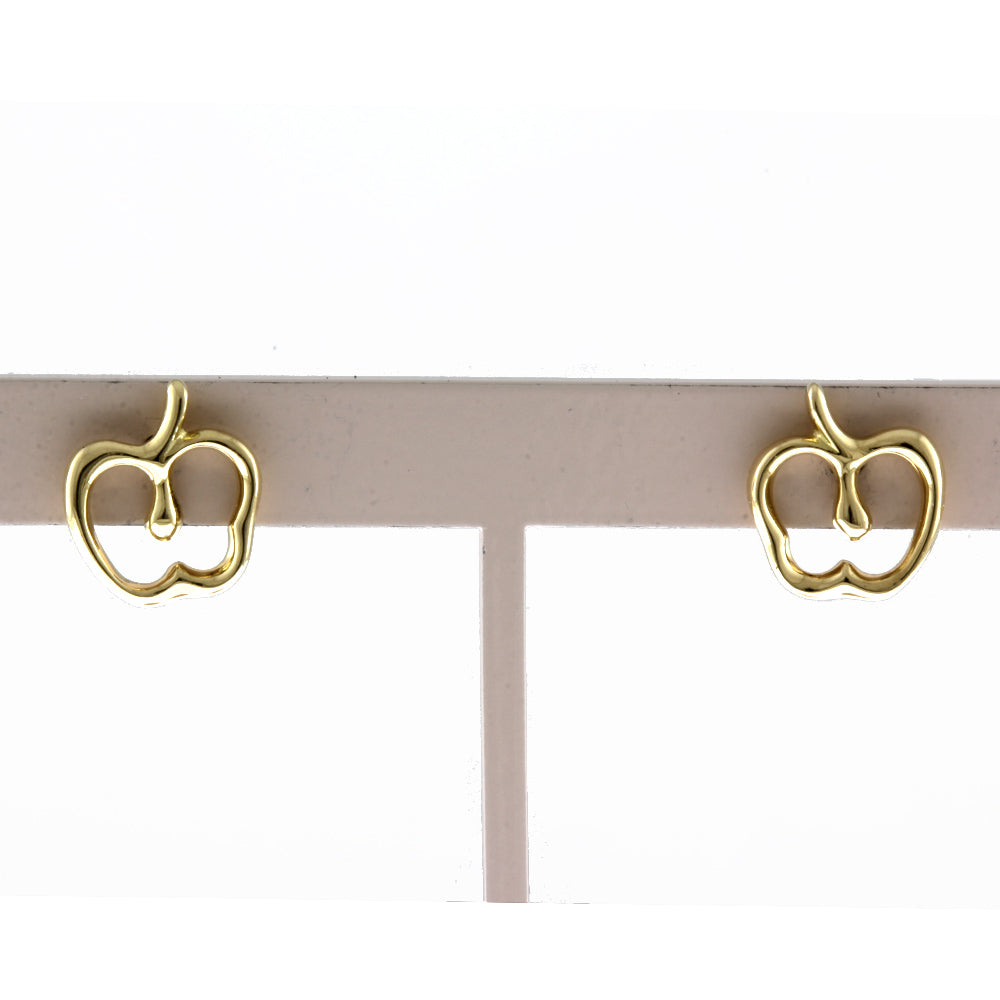 TIFFANY&Co. ティファニー アップル ピアス 18金 K18イエローゴールド