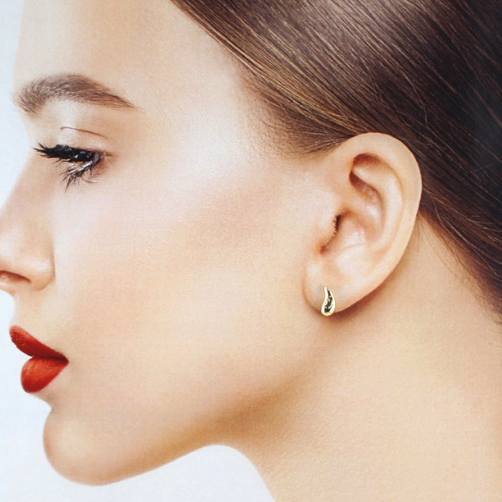 TIFFANY&Co. ティファニー ビーン ピアス 18金 K18イエローゴールド