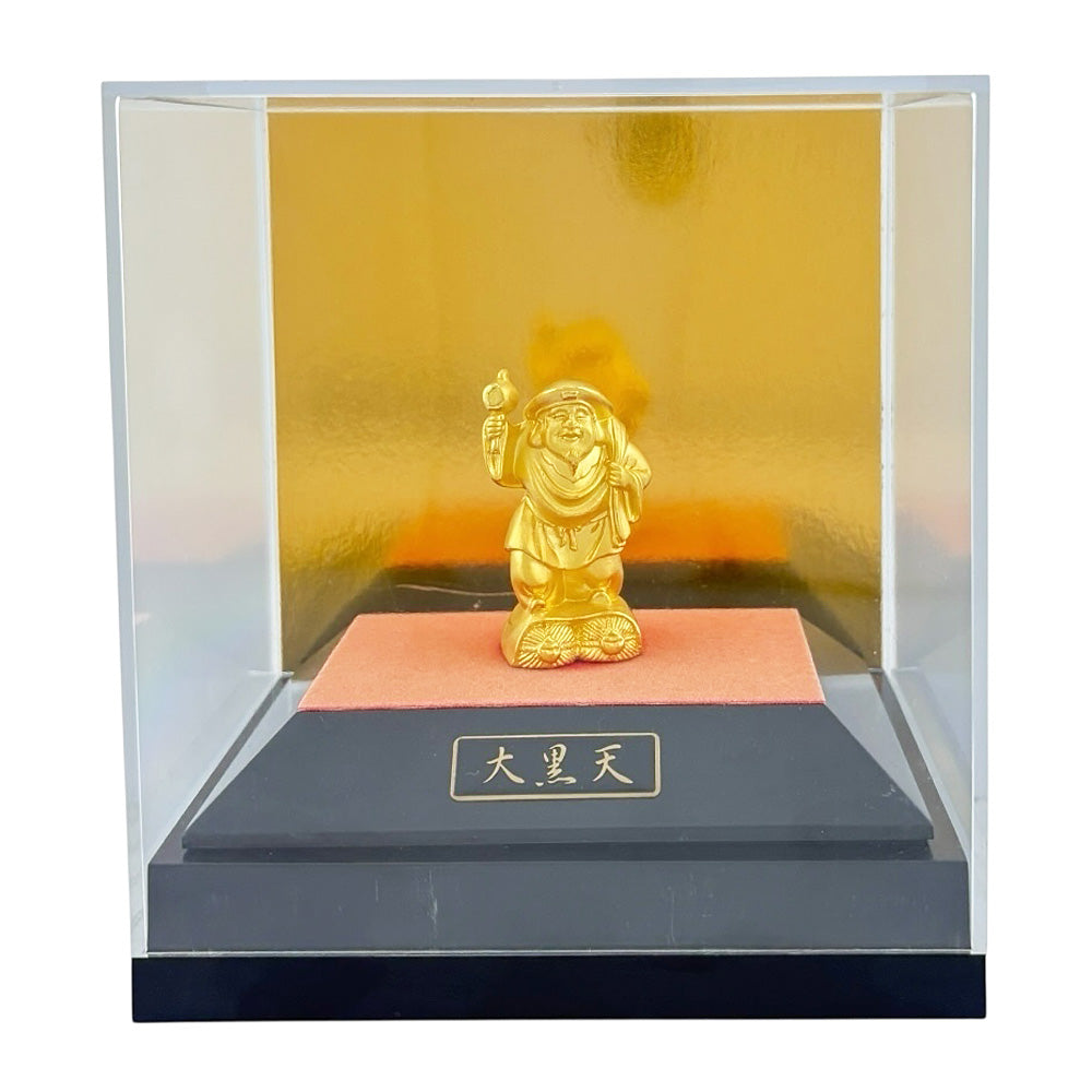 大黒天 大黒様 七福神 純金 置物 縁起物 金運 財運 商売繫盛