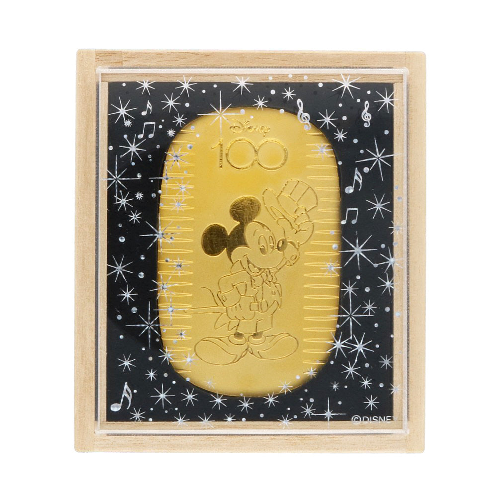 ディズニー100周年 小判 純金 ミッキーマウス ディスプレイケース付き