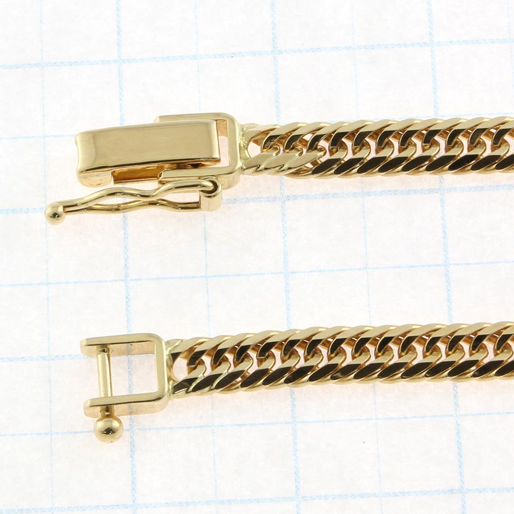 喜平 アンクレット 約10g 8面トリプル 8DCT 23cm 留め具 中折れ式 18金