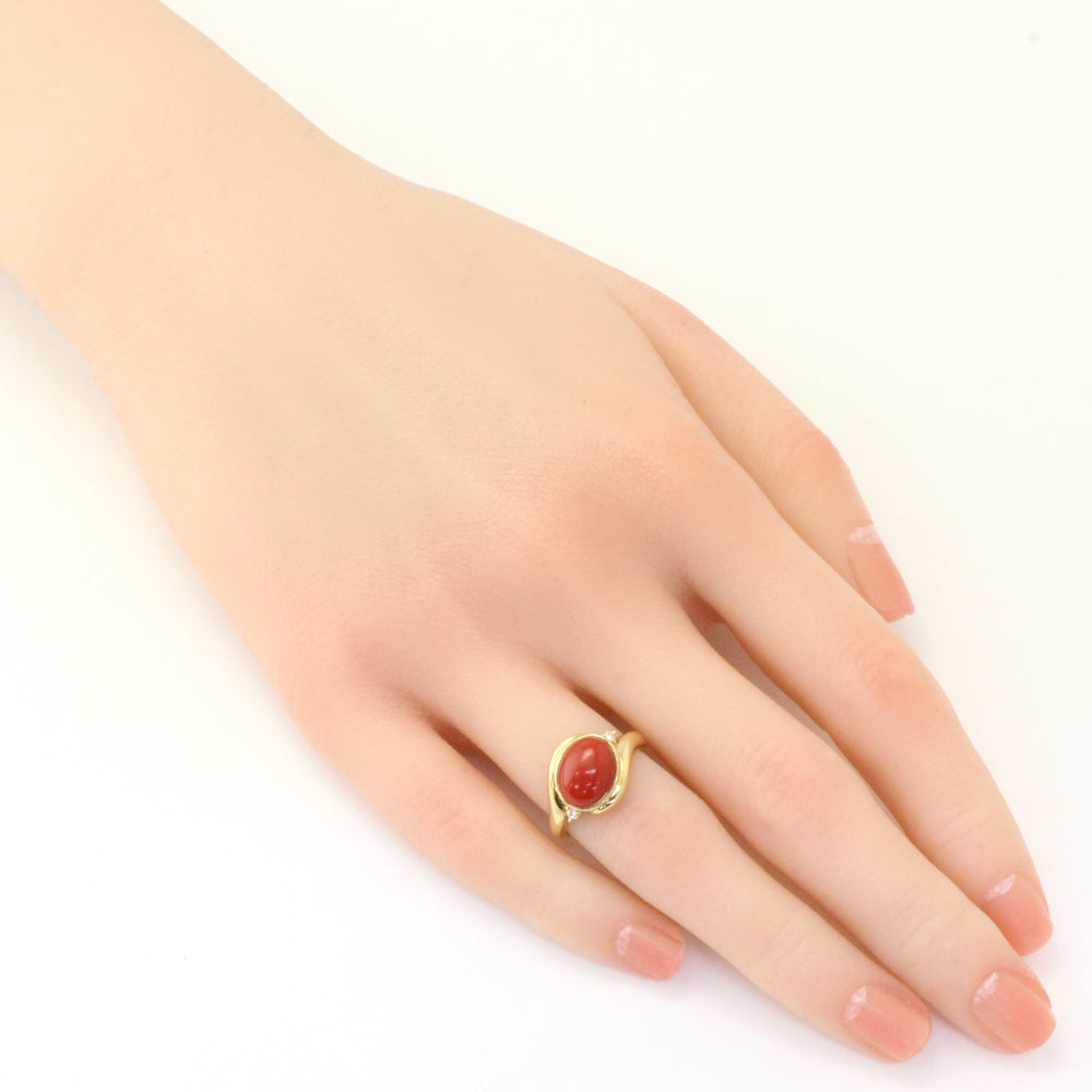 珊瑚 サンゴアクセサリー 珊瑚玉 14k金珊瑚指輪 265グラム 珊瑚 サンゴ