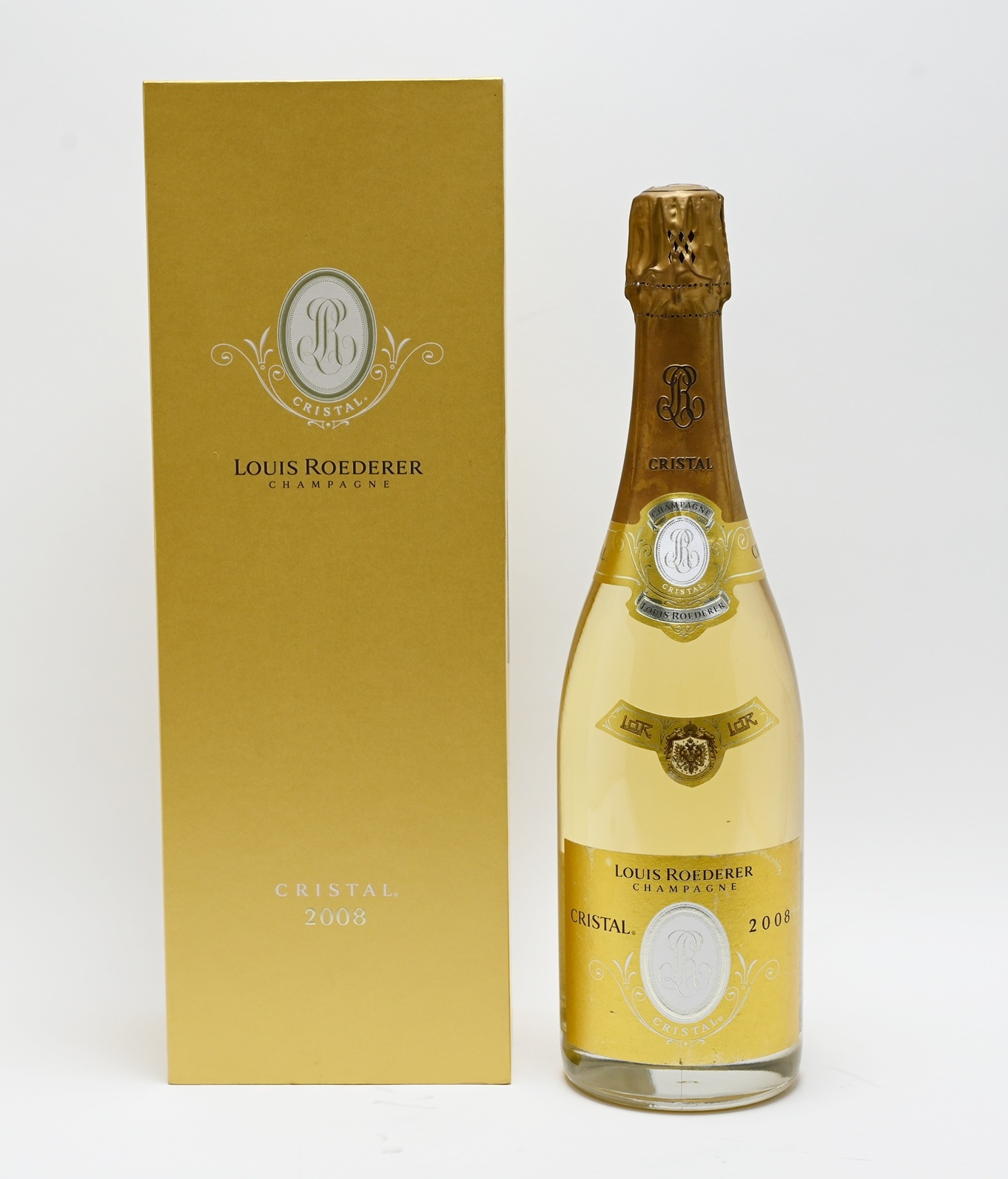 未開栓 ルイ ロデレール クリスタル 2008 750ml 12% シャンパン 箱付