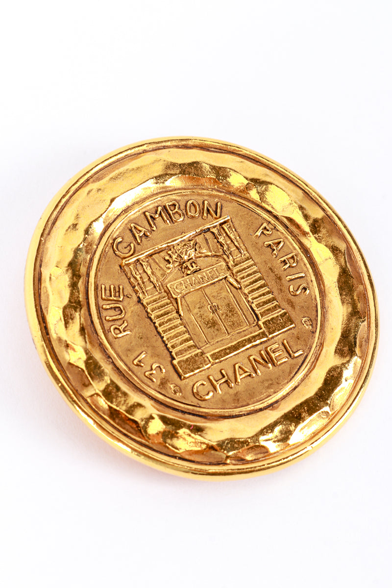 Vintage Chanel 31 Rue Cambon Souvenir Brooch – Recess