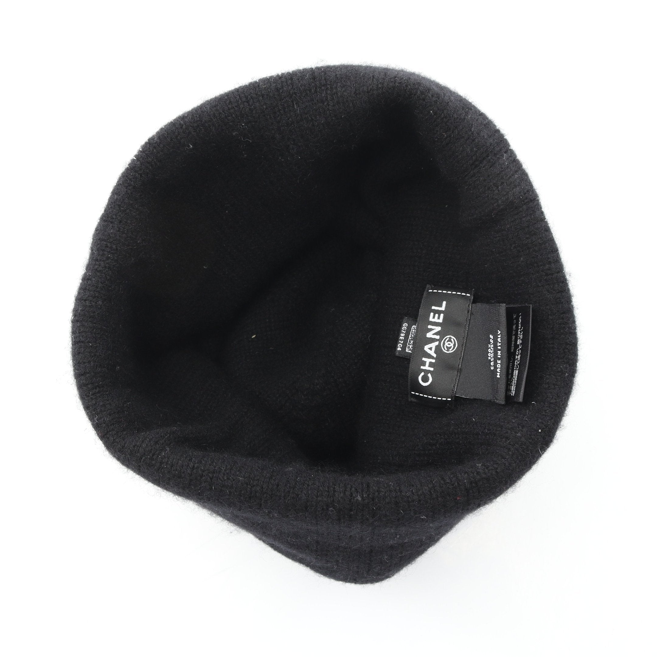 ココマーク ニット帽 ビーニー カシミヤ ブラック シャネル – RECLO