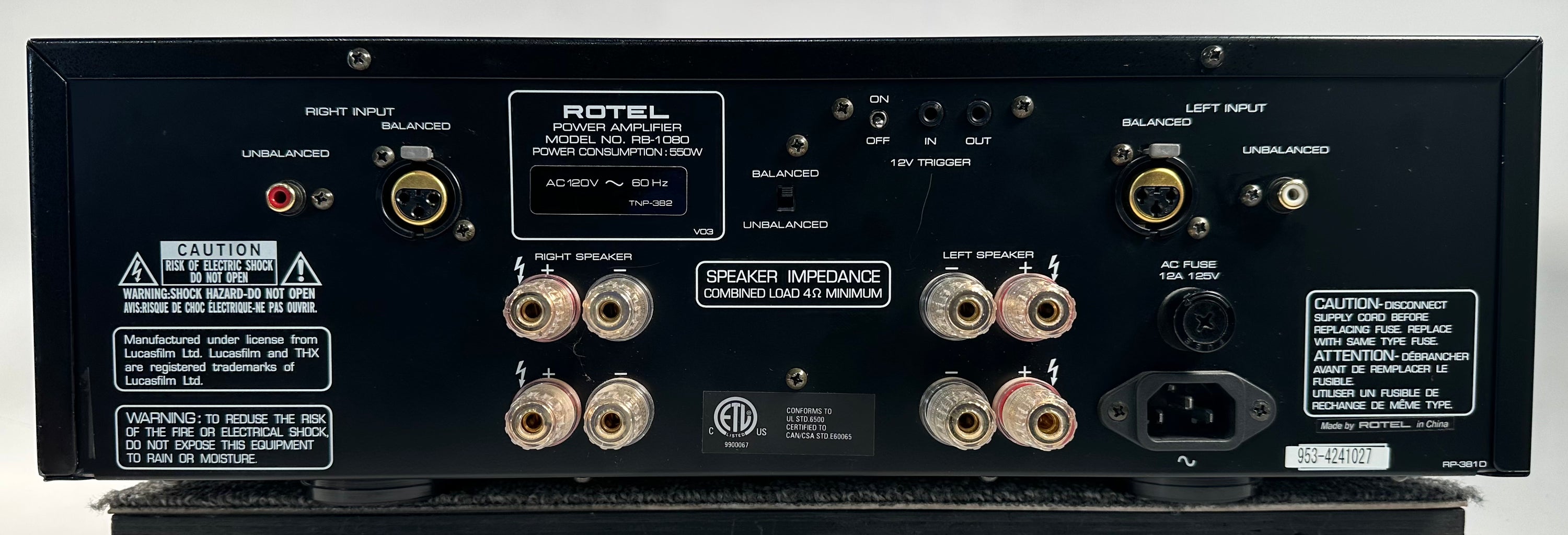 Rotel RB-1080 Power Amplifier – Record Mart HiFi