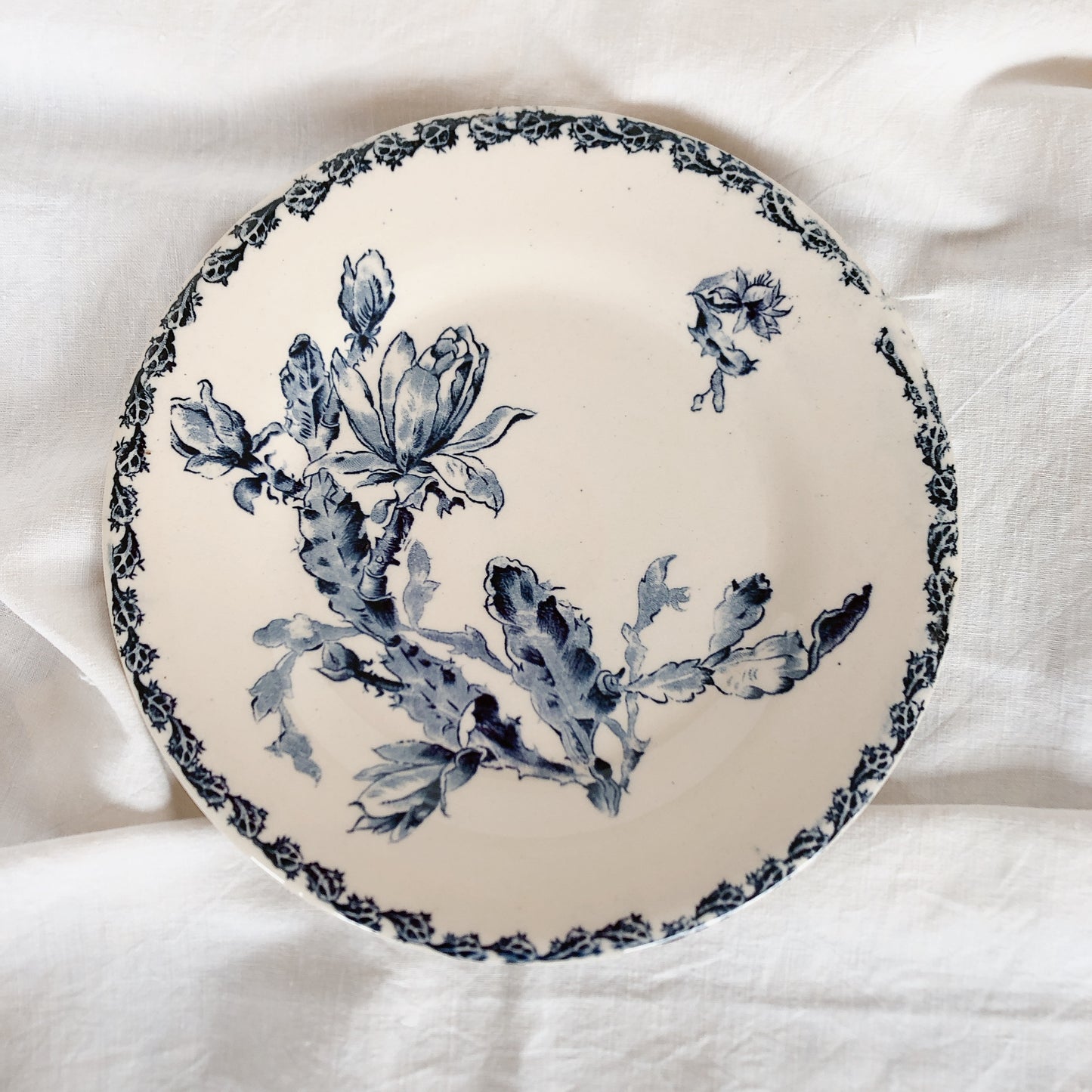 フランスアンティーク ジアン FLEURS D'AUTOMNE 秋の花 Gienジアン