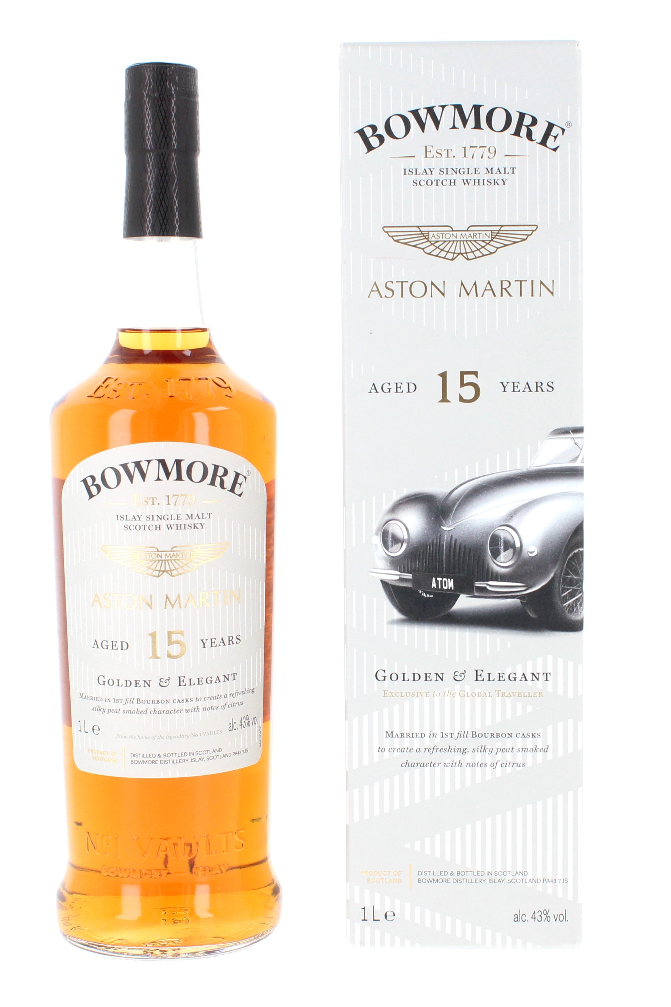 Three Bowmore 15 Year Old Aston Martin Series (Edition 2, 5 & 8) 3