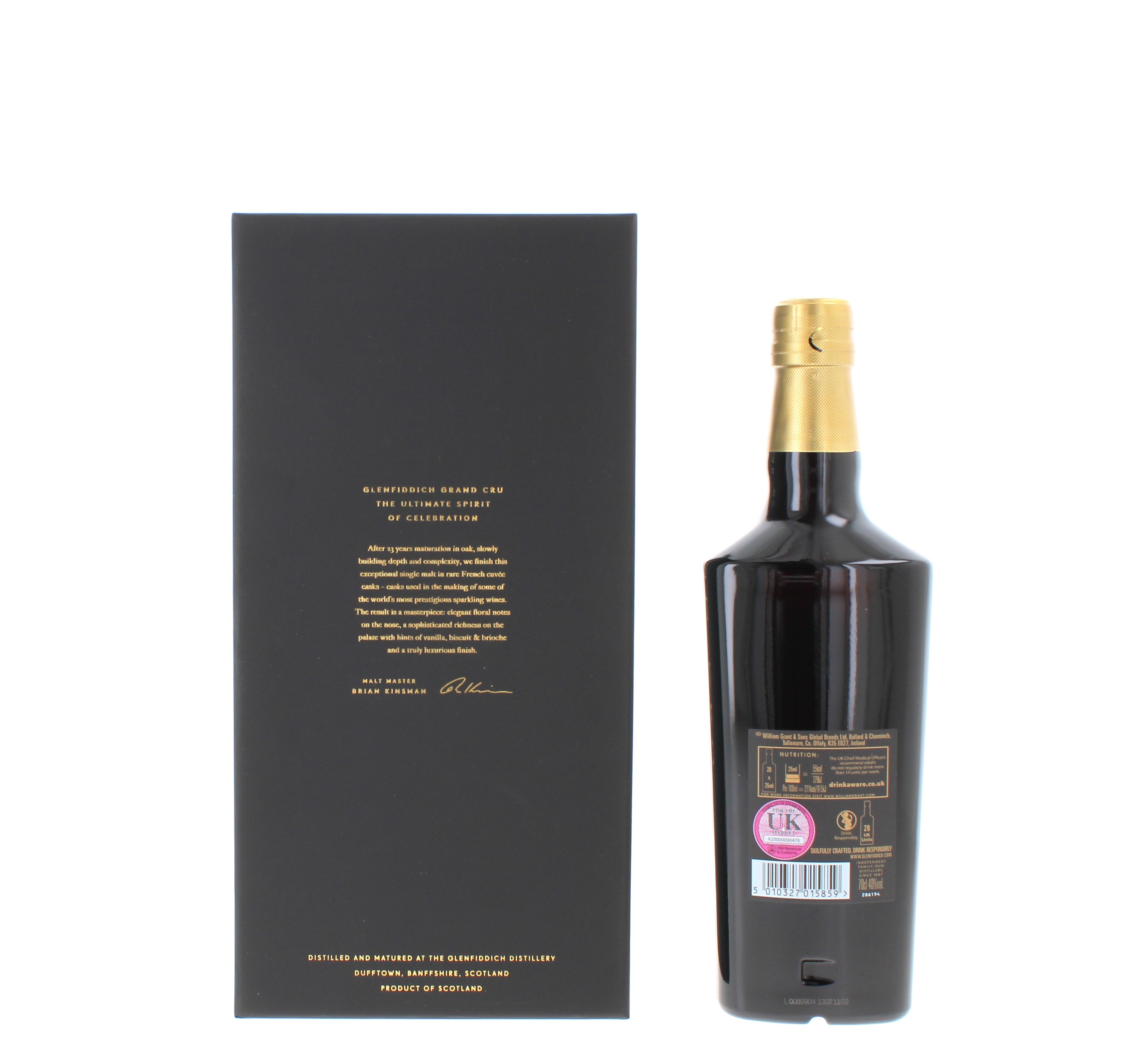Glenfiddich Grand Cru 23 Year Old - 70cl 40% – The Really Good