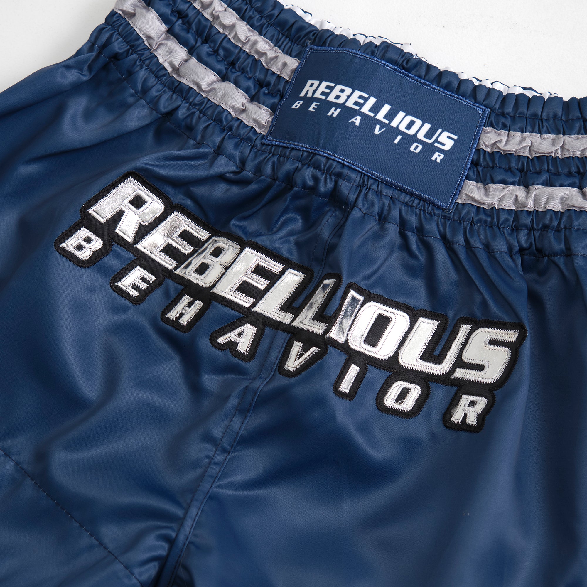 RBLS SP LOGO MUAYTHAI SHORTS SB – REBELLIOUS BEHAVIOR