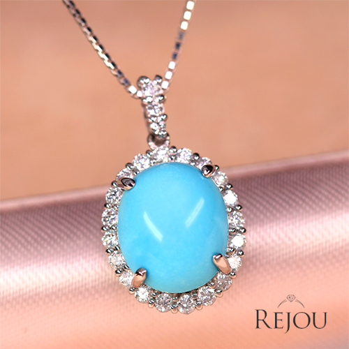 トルコ石ネックレスターコイズネックレスNO25-2157 トルコ石ネックレス