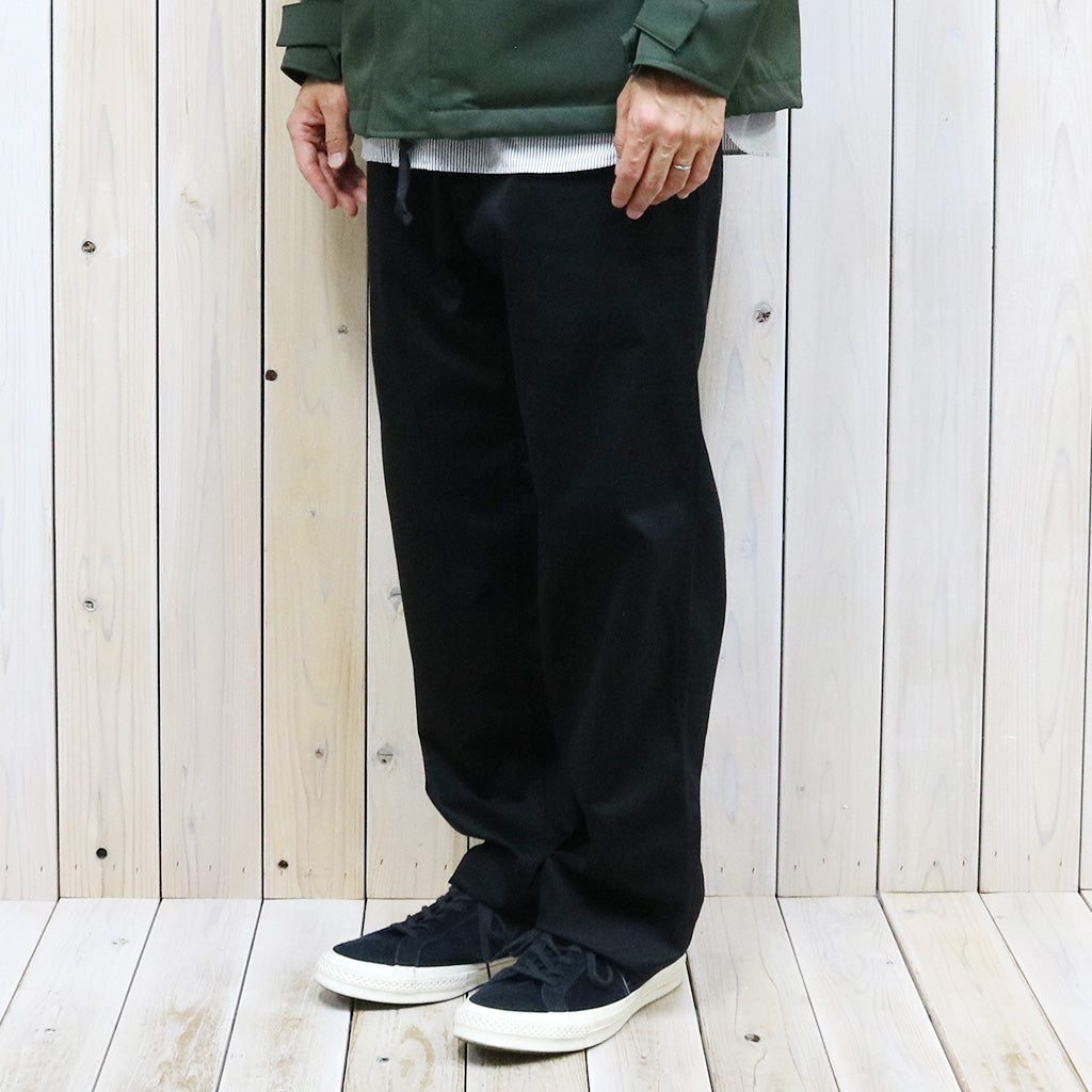 nanamica『Wide Chino Pants』(Black) – Reggieshop