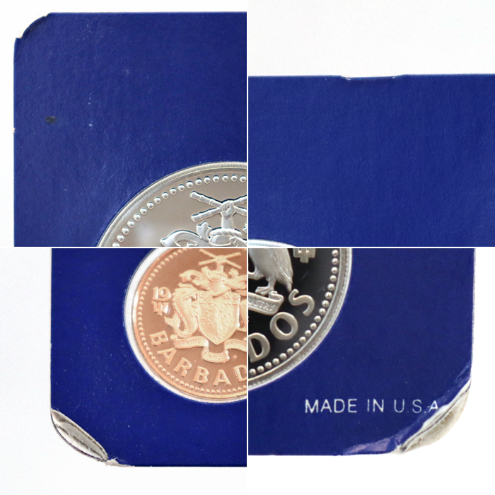 1975年のトリニダード・トバゴ8種プルーフ貨幣セット トリニダード