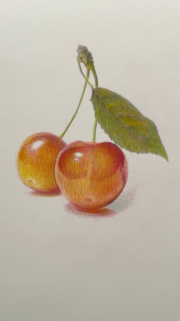 わずか3本の色鉛筆でここまで…… 完成した“魔法のような絵”に「何が起き