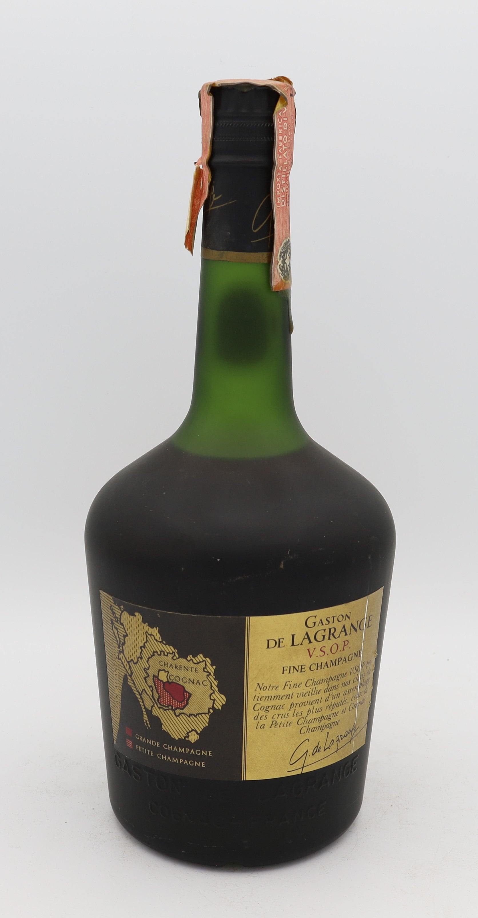 Gaston de la Grange Cognac 1970's - Authentic and Collectible