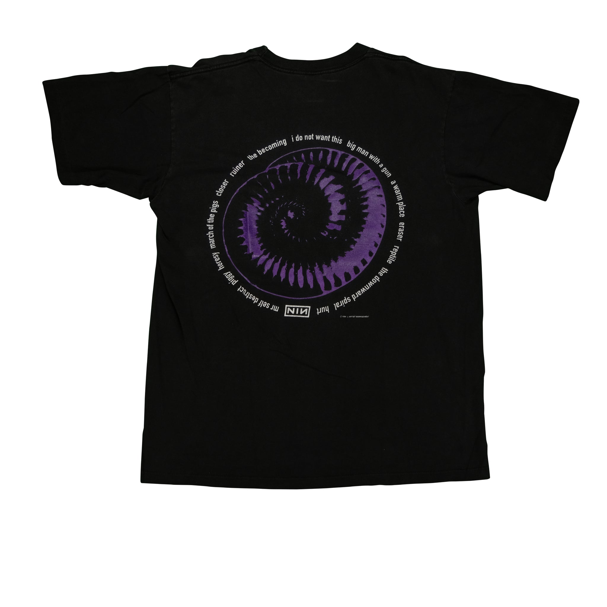 Vintage 1994 Nine Inch Nails NIN The Downward Spiral Album Tour