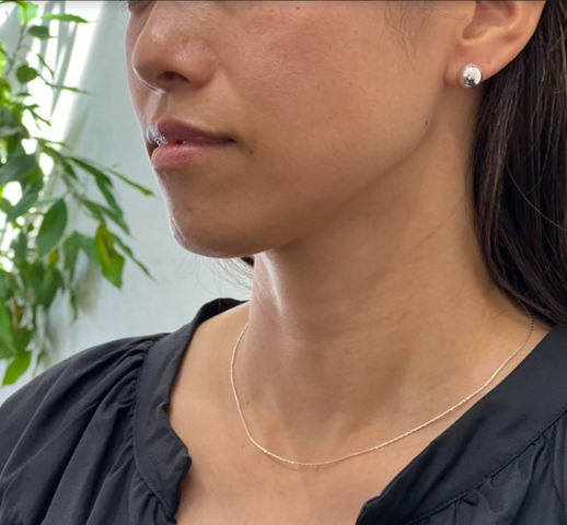 quip queint｜bowling studs pierce シルバー925 ピアス カジュアル