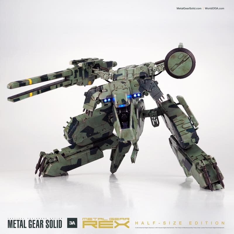 Metal Gear Solid Metal Gear Rex (Half-Size Edition) Figure: 3A