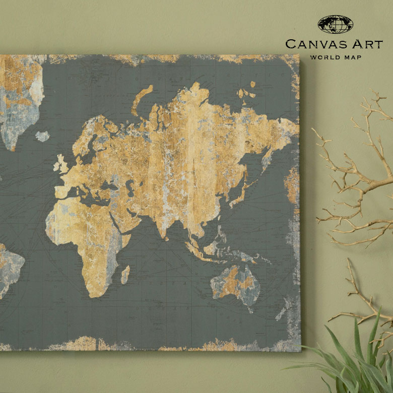 再値下げ26555円 アンティーク風世界地図 二つの球体地図、人気の金