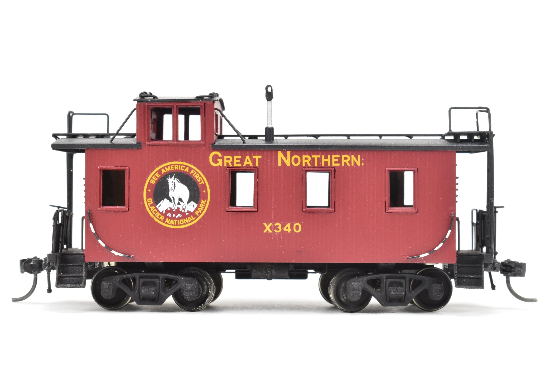 HO Brass CON Oriental Limited GN - Great Northern Caboose X330-749