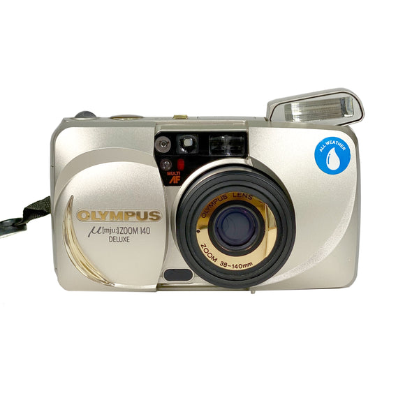 美品 完動品】 OLYMPUS μ ZOOM 140 ケース リモコン 取説 美品 完