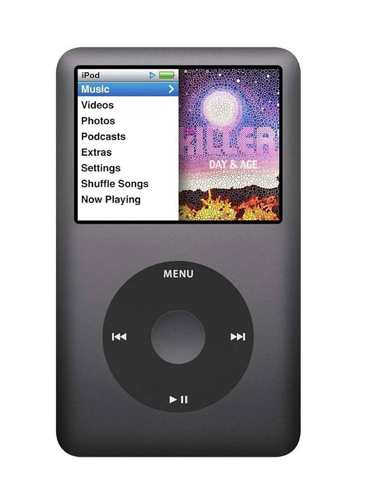 iPod Classic 6.5/7th Gen 120gb Grey/Silver- Refurbished