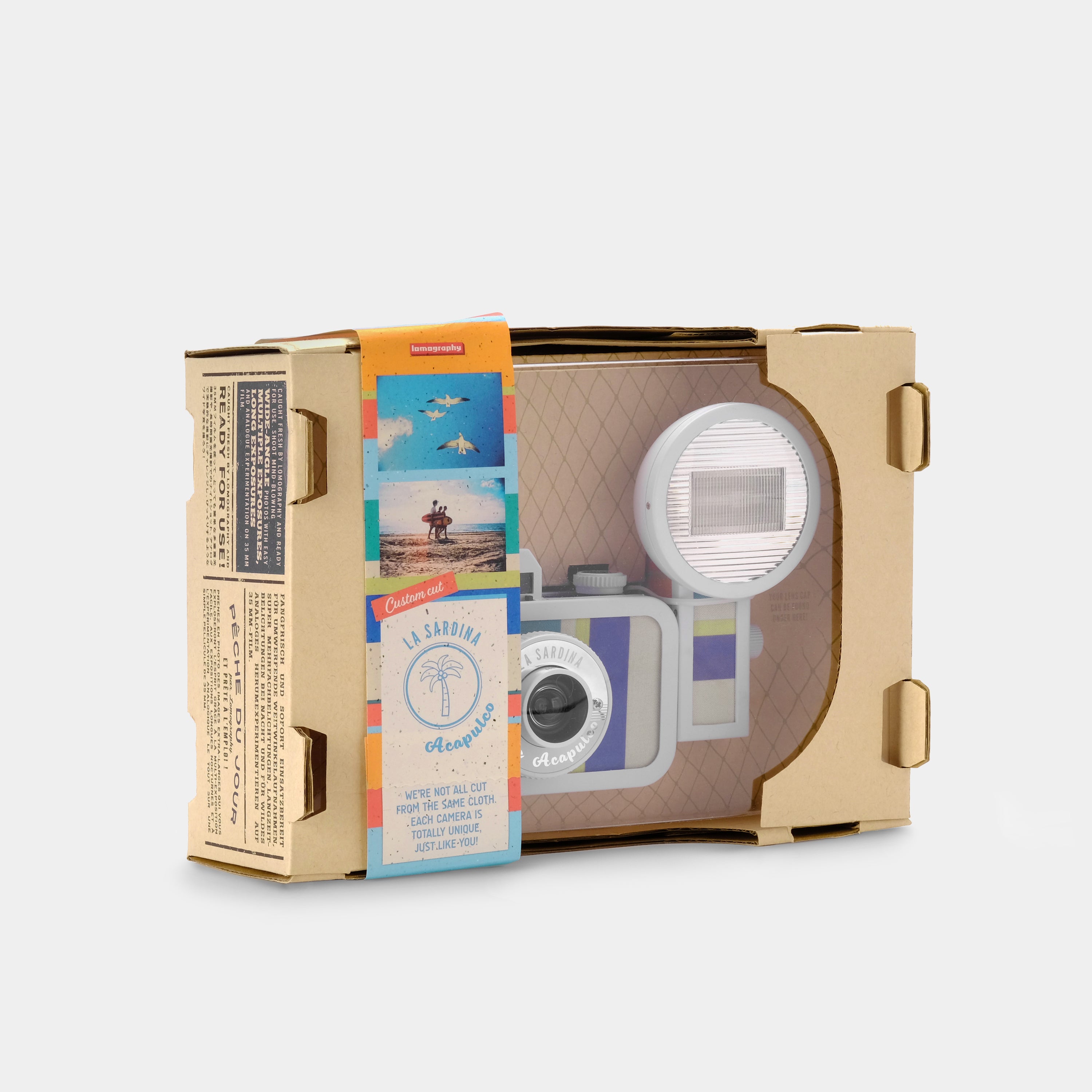 Lomography La Sardina and Flash DIY (Acapulco Caleta Edition) 35mm Poi