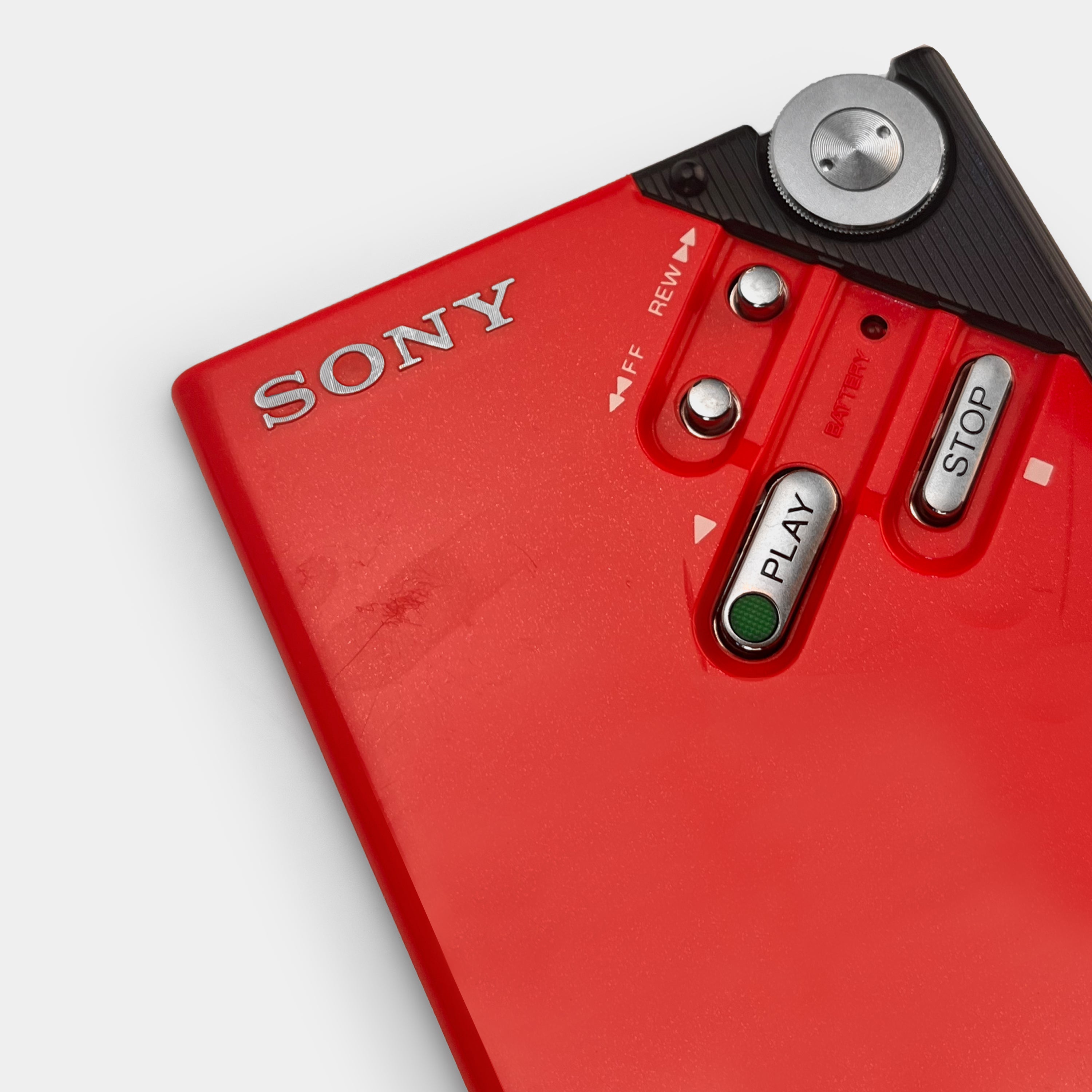Sony Walkman II Red WM-2 Portable Cassette Player