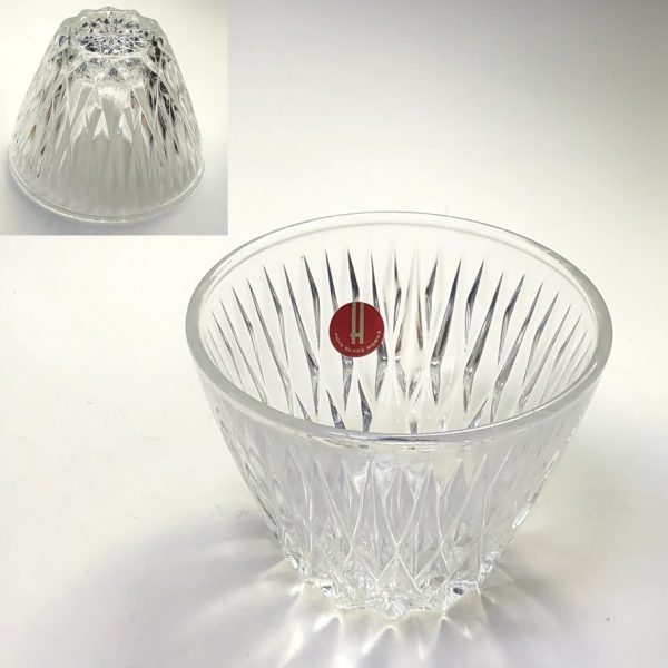 HOYA保谷クリスタルガラス小鉢R7309 : 昭和レトロガラス食器