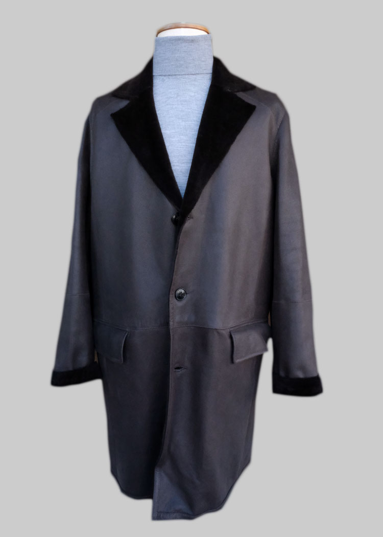 manzoni24 ウールカシミアフィールドジャケット50ブラウン MANZONI24