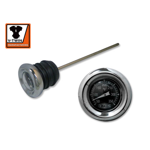 50196 ショベルモデル、オイルタンク油温計 (ハーレー ショベルヘット