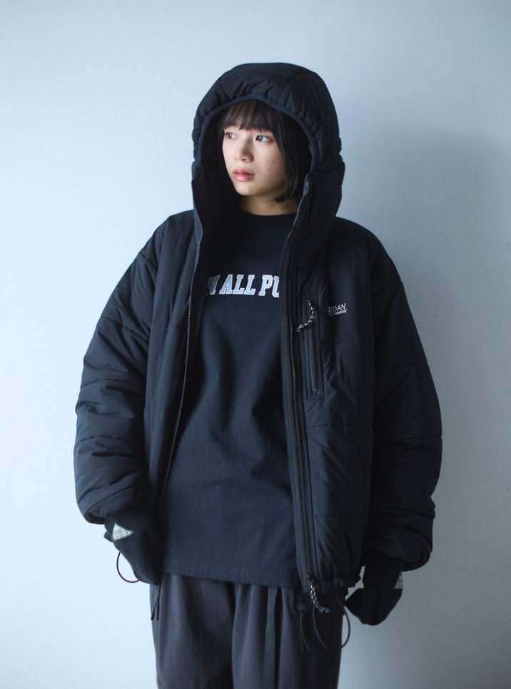 SEDAN ALL-PURPOSE/Polar Puff Parka(BLACK) – Re'verth ONLINE SHOP