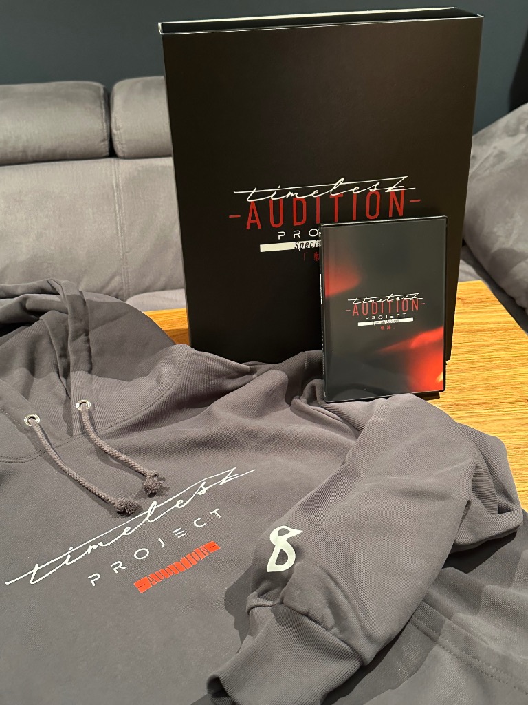 初回限定盤 タイプロパーカー付 スリーブ型スペシャルBOX timelesz