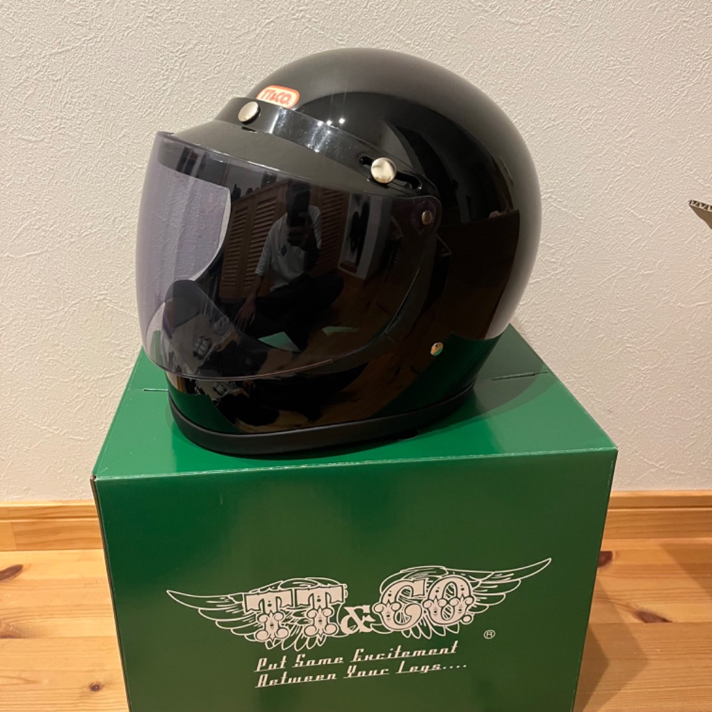 フリップアップシールド ライトスモーク ジェットヘルメット フル