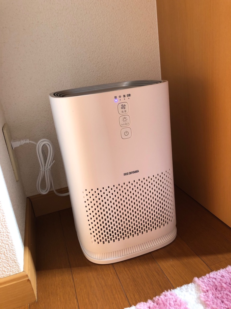 IRIS OHYAMA 単機能空気清浄機 ホワイト IBP-A25-W 空気清浄機本体