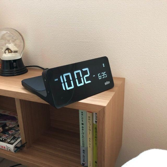 BRAUN（ブラウン） BRAUN Digital Alarm Clock Qiワイヤレス受電