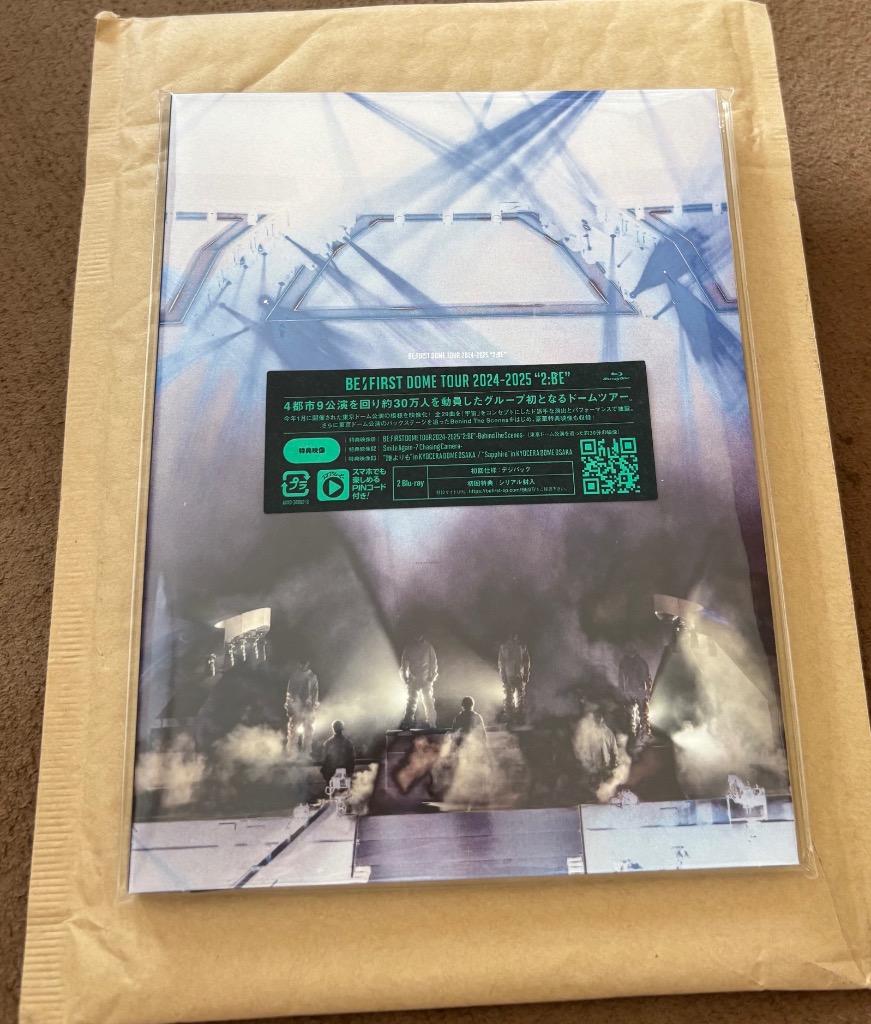 初回仕様 デジパック BE:FIRST 2Blu-ray/BE:FIRST DOME TOUR 2024-2