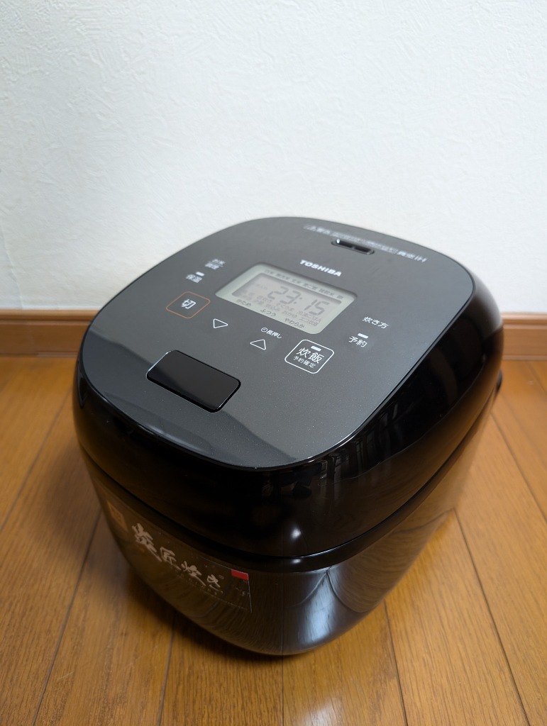 TOSHIBA TOSHIBA 真空IHジャー炊飯器 RC-10RWA-K（グランブラック） 炎