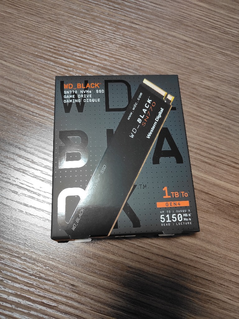ウエスタンデジタル(Western Digital) 内蔵SSD 1TB WD Black SN770